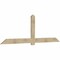 Ekena Millwork Eugene Rough Sawn Timber Gable Bracket, Douglas Fir, 108"W x 36"H x 2"D x 6"F, 8/12 Pitch GBW108X36X0206EUG00RDF - alternate 4